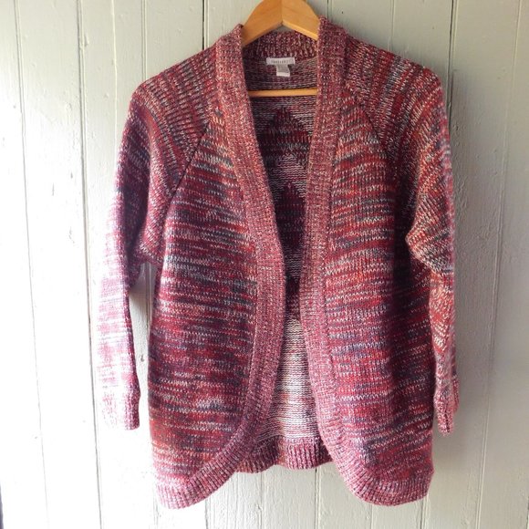 💞 Aztec Bohemian Rust Cardigan - Picture 3 of 14